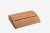 Podgłówek do Sauny Owalny Thermo RattanArt 345x255x80mm Ciemne Drewno