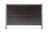 RattanArt Listwy ogrodzeniowe pionowe szerokie 153x250 cm Ciemny brąz RD02