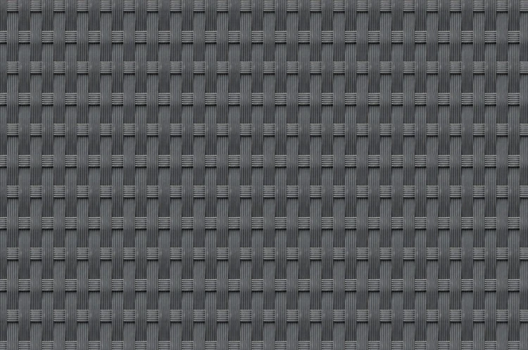 RattanArt Mata technorattanowa oczkowana osłona balkonowa 110x100cm Szary 750 g/m2 RX113