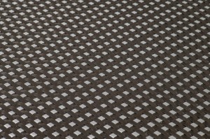 Mata Technorattanowa Osłona Balkonowa RattanArt 110x100 cm Czarno-Szary RX112 750g/m²