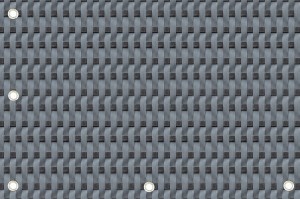 Mata Technorattanowa Osłona Balkonowa RattanArt 90x100 cm Szaro-Czarny RX111 750g/m²