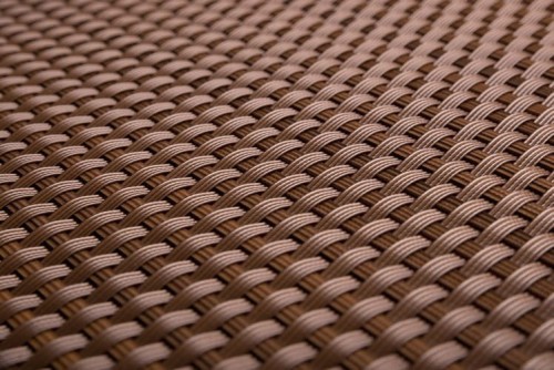 Mata Technorattanowa Osłona Balkonowa RattanArt 110x100 cm Brązowy Orzech RD01 1200g/m² Premium