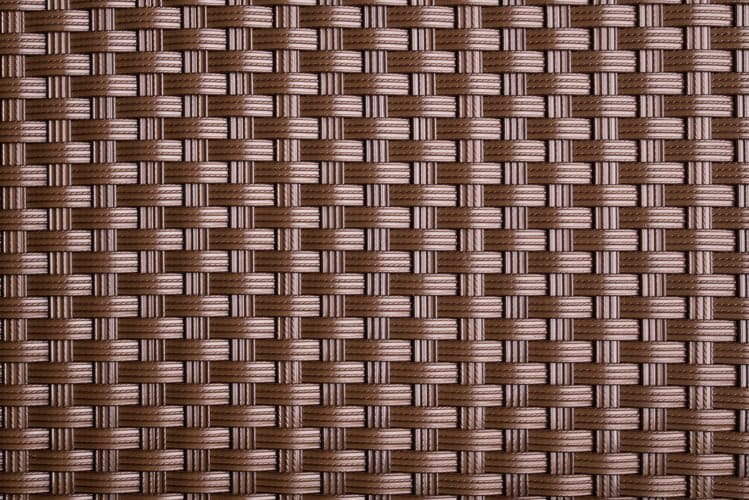RattanArt Mata technorattanowa oczkowana osłona balkonowa 110x100cm Brązowy orzech 1200 g/m2 RD01