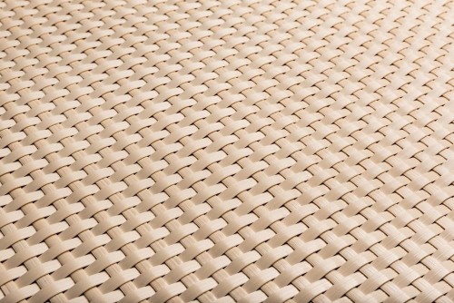 Mata Technorattanowa Osłona Balkonowa RattanArt 100x100 cm Kremowy RD18 1200g/m² Premium