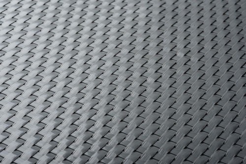 Mata Technorattanowa Osłona Balkonowa RattanArt 100x100 cm Jasnoszary RD17 1200g/m² Premium