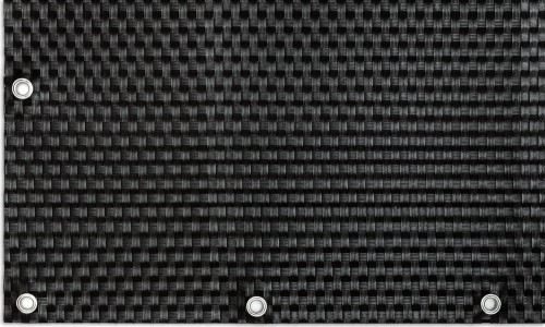 Mata Technorattanowa Osłona Balkonowa RattanArt 90x100 cm Czarny RD04 Premium