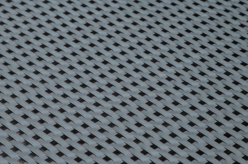 Mata Technorattanowa Osłona Balkonowa RattanArt 100x100 cm Szaro-Czarny RX111 800g/m² Standard