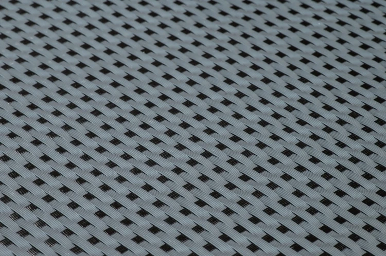 Mata Technorattanowa Osłona Balkonowa RattanArt 100x100 cm Szaro-Czarny RX111 800g/m² Standard
