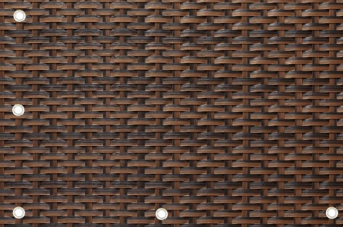 RattanArt Mata technorattanowa osłona balkonowa 90x100cm Miedziany 750 g/m2 RX101