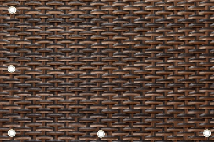RattanArt Mata technorattanowa osłona balkonowa 90x100cm Miedziany 750 g/m2 RX101