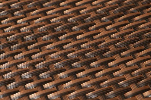 Mata Technorattanowa Osłona Balkonowa RattanArt 90x100 cm Miedziany RX101 800g/m² Standard