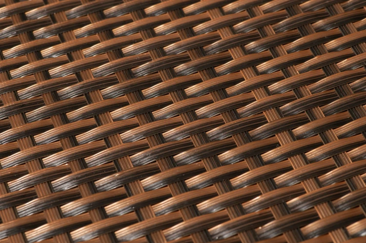Mata Technorattanowa Osłona Balkonowa RattanArt 90x100 cm Miedziany RX101 800g/m² Standard
