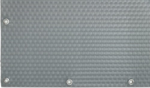 RattanArt Mata technorattanowa osłona balkonowa 110x100cm Jasnoszary 1200 g/m2 RD17