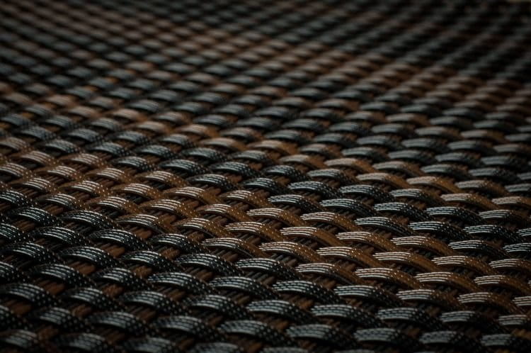 Mata Technorattanowa Osłona Balkonowa RattanArt 110x100 cm Brąz Mix RD06 Premium