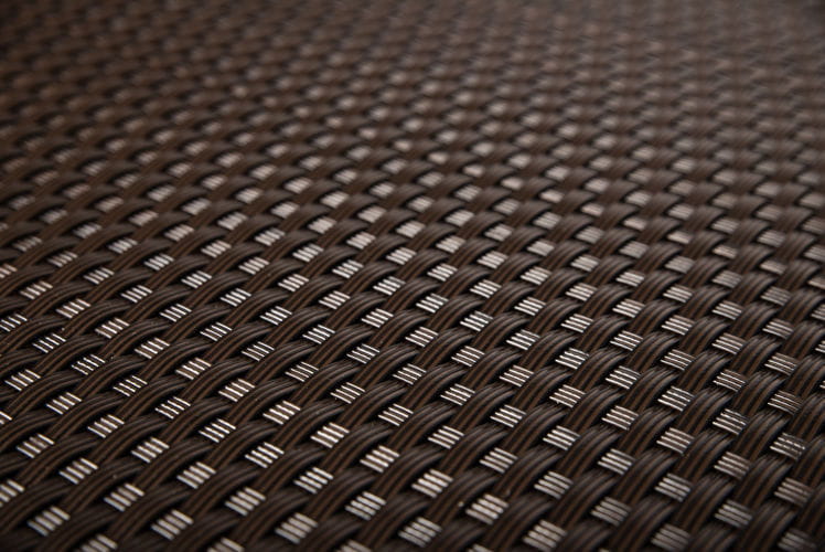 Mata Technorattanowa Osłona Balkonowa RattanArt 110x100 cm Ciemny Brąz RD02 Premium