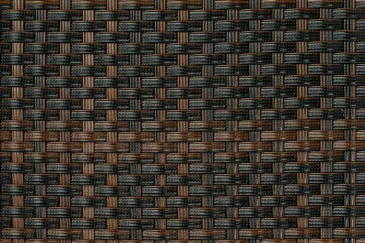 RattanArt Mata technorattanowa osłona balkonowa 100x100cm Brąz mix 1200 g/m2 RD06