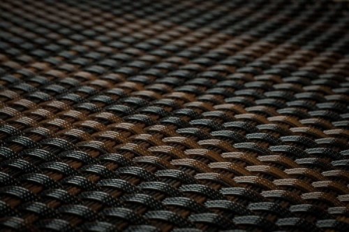 Mata Technorattanowa Osłona Balkonowa RattanArt 100x100 cm Brąz Mix RD06 Premium