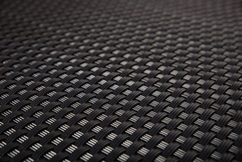 Mata Technorattanowa Osłona Balkonowa RattanArt 100x100 cm Czarny RD04 Premium