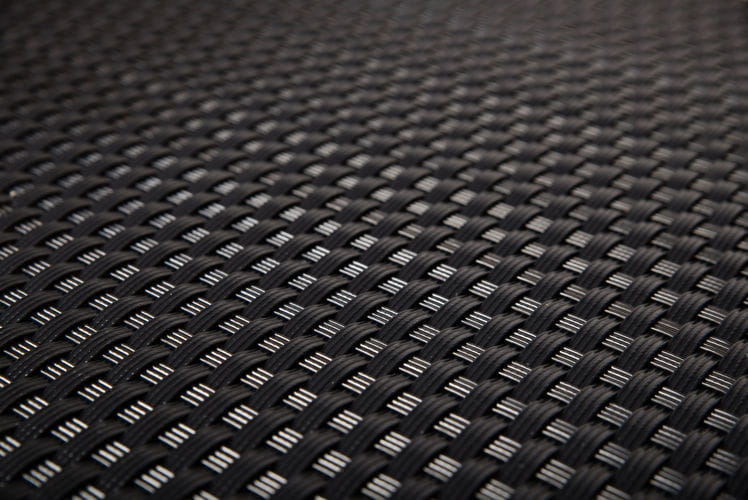 Mata Technorattanowa Osłona Balkonowa RattanArt 100x100 cm Czarny RD04 Premium