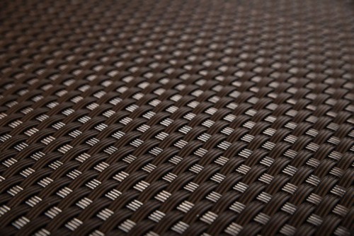 Mata Technorattanowa Osłona Balkonowa RattanArt 100x100 cm Ciemny Brąz RD02 Premium