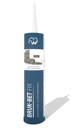 Klej do pustaków i daszków ogrodzeniowych Bruk-Bet FIX 290 ml - Mocny