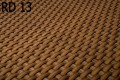 RattanArt Taśma ogrodzeniowa technorattanowa osłona płotu 19x255cm Miodowy brąz 1200 g/m2 RD13