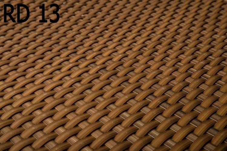 RattanArt Taśma ogrodzeniowa technorattanowa osłona płotu 19x255cm Miodowy brąz 1200 g/m2 RD13