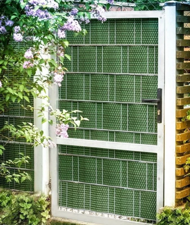 RattanArt Taśma ogrodzeniowa technorattanowa osłona płotu 19x255cm Zielony 1200 g/m2 RD12