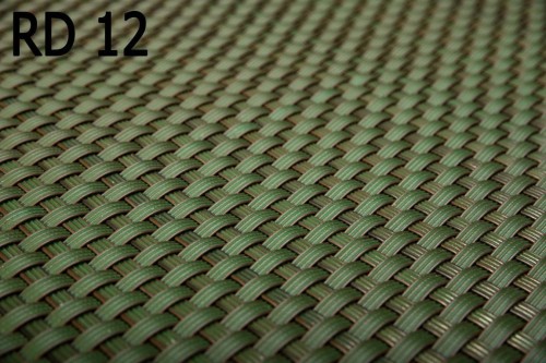 RattanArt Taśma ogrodzeniowa technorattanowa osłona płotu 19x255cm Zielony 1200 g/m2 RD12