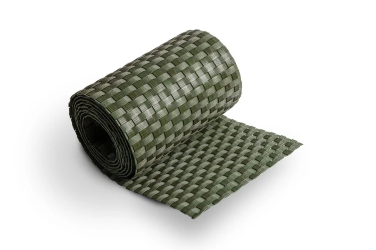 RattanArt Taśma ogrodzeniowa technorattanowa osłona płotu 19x255cm Zielony 1200 g/m2 RD12