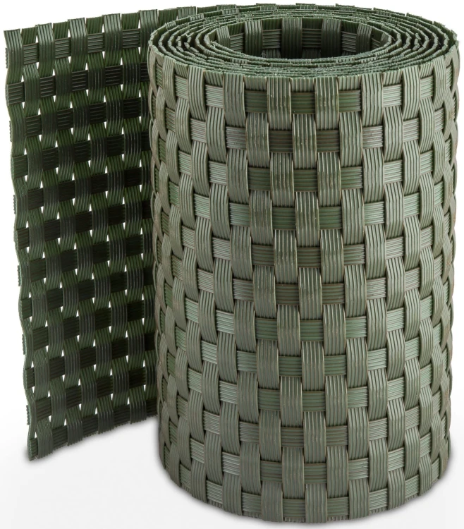 Taśma Ogrodzeniowa Technorattanowa RattanArt 19x255 cm Zielony RD12 Pasek