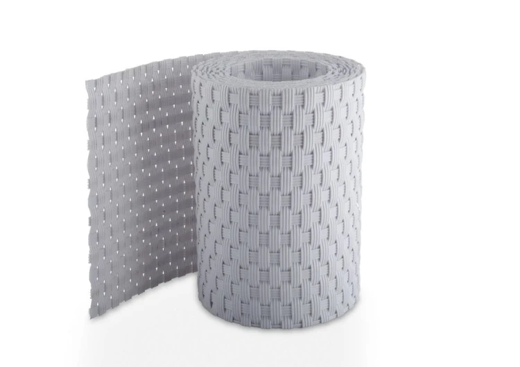 RattanArt Taśma ogrodzeniowa technorattanowa osłona płotu 19x255cm Biały 1200 g/m2 RD07