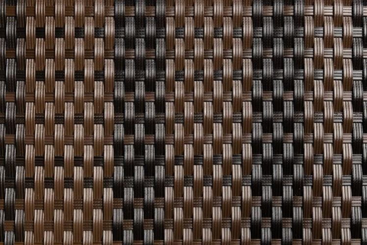 RattanArt Taśma ogrodzeniowa technorattanowa osłona płotu 19x255cm Brąz mix 1200 g/m2 RD06