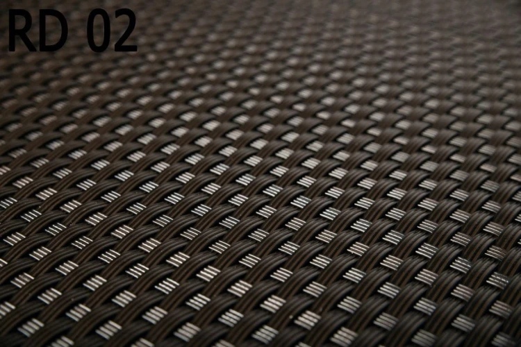 RattanArt Taśma ogrodzeniowa technorattanowa osłona płotu 19x255cm Ciemny brąz 1200 g/m2 RD02