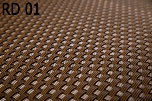 RattanArt Taśma ogrodzeniowa technorattanowa osłona płotu 19x255cm Brązowy orzech 1200 g/m2 RD01