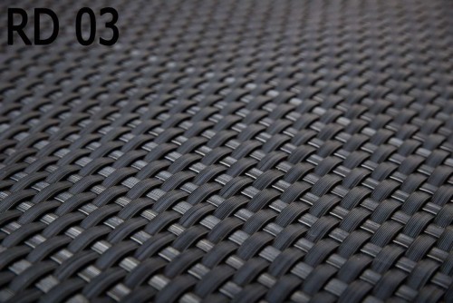 Pasek technorattanowy naprawczy RattanArt 10m 8mm Antracyt RD03