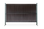 Zestaw Listew Pionowych do Paneli RattanArt 173x250cm Ciemny Brąz RD02