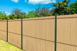 Zestaw Listew Pionowych do Paneli RattanArt 153x250cm Słomkowy RD08