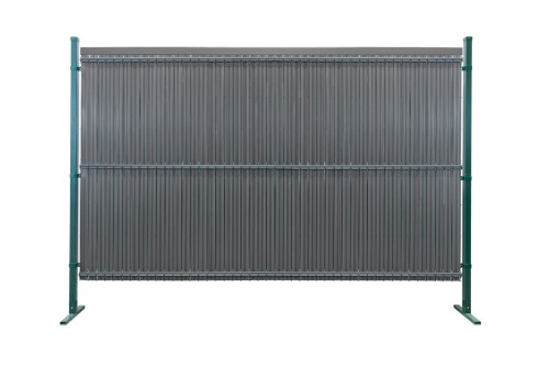 RattanArt Listwy ogrodzeniowe pionowe wąskie 153x250cm Antracyt RD03