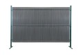 RattanArt Listwy ogrodzeniowe pionowe wąskie 123x250 cm Antracyt RD03