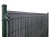 RattanArt Listwy ogrodzeniowe pionowe wąskie 123x250 cm Antracyt RD03