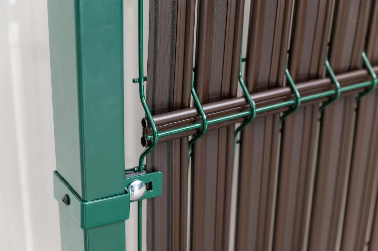 RattanArt Listwy ogrodzeniowe pionowe szerokie 173x250 cm Słomkowy RD08