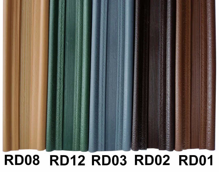 RattanArt Listwy ogrodzeniowe pionowe szerokie 123x250 cm Ciemny brąz RD02