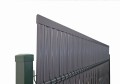 RattanArt Listwy ogrodzeniowe pionowe szerokie 123x250 cm Brązowy orzech RD01
