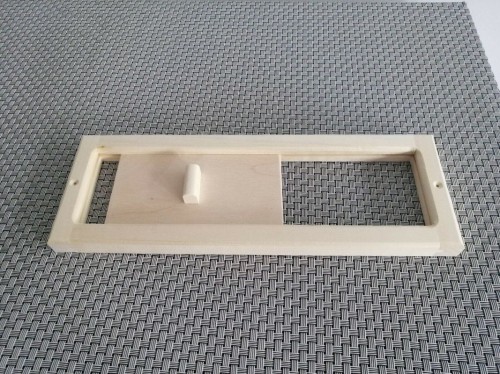 RattanArt Zasuwka wentylacyjna osikowa 375x130x22mm Jasne drewno