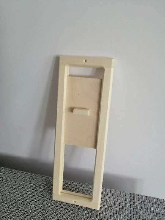RattanArt Zasuwka wentylacyjna osikowa 375x130x22mm Jasne drewno