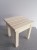 RattanArt Stołek osikowy drewniany 300x300x300mm Jasne drewno