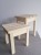 RattanArt Stołek osikowy drewniany 300x300x300mm Jasne drewno