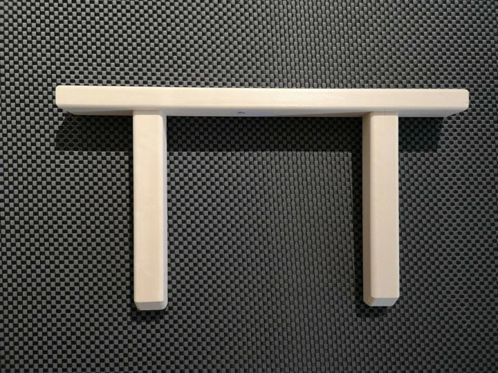 RattanArt Podłokietnik osikowy 600x330x65mm Jasne drewno