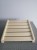 RattanArt Podgłówek osikowy zwykły 370x400x120mm Jasne drewno